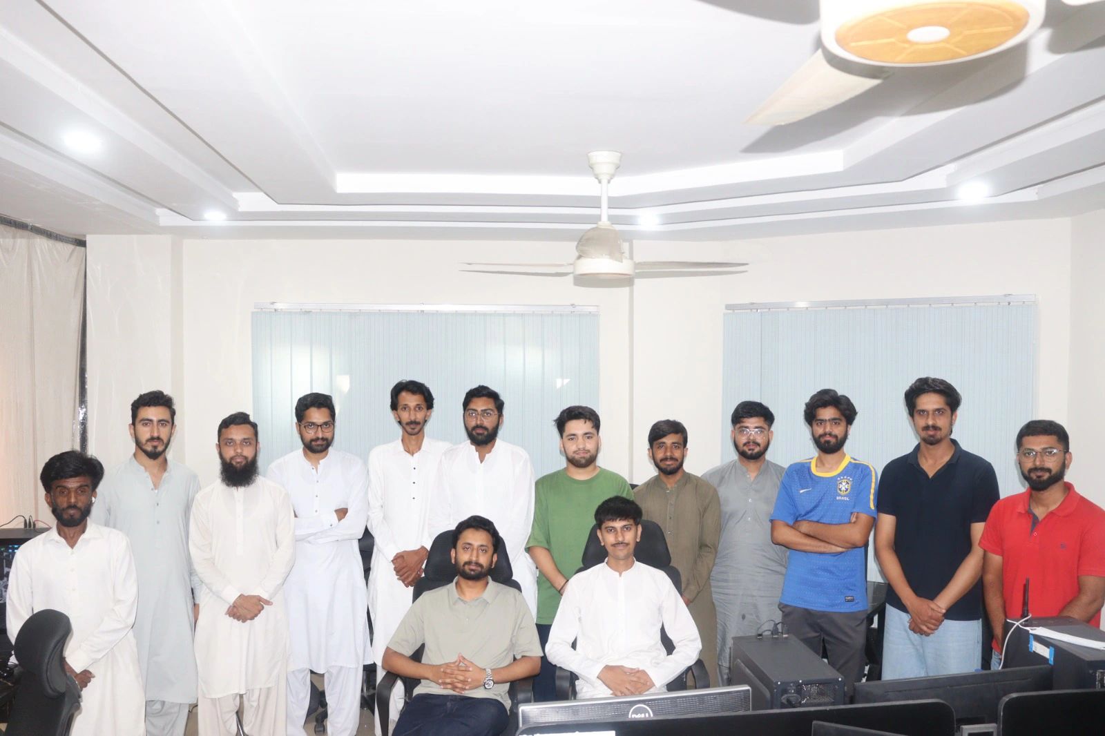 The MANCAD team together in their office